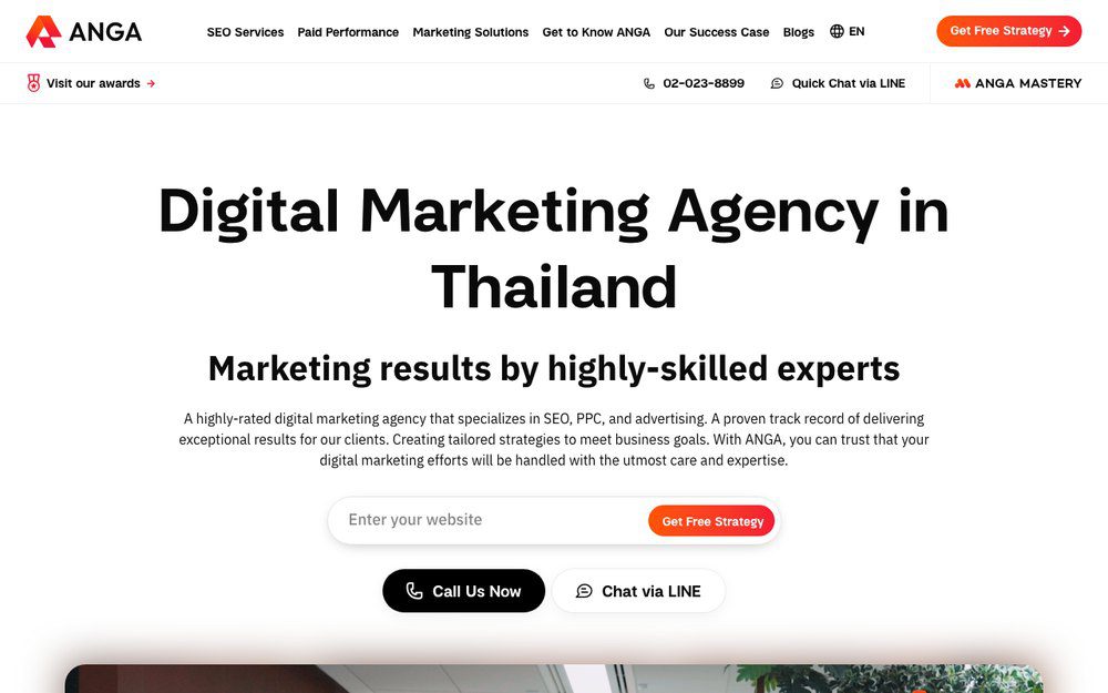 ANGA website homepage 2026